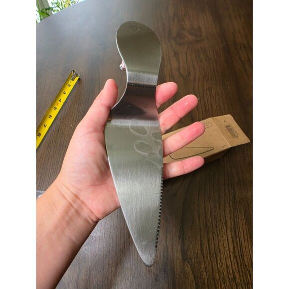 Pampered Chef Pink Zebra High Heel Cake Server #1171 Magnetic - Picture 6 of 12